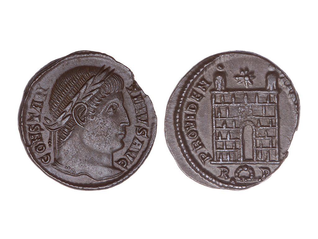 306-337AD Constantine I ‘The Great’ Bronze Centenionalius – EF