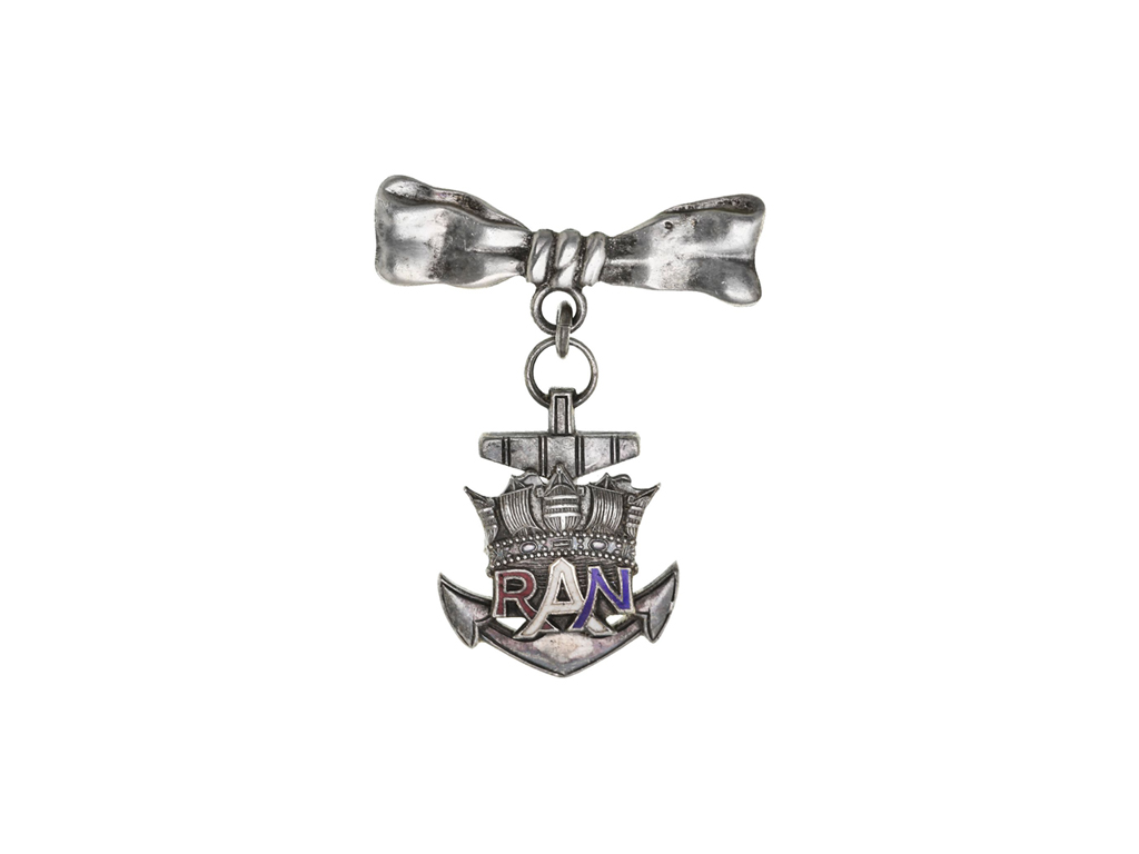 1939-45 WWII Royal Australian Navy Silver Sweetheart Brooch – nEF