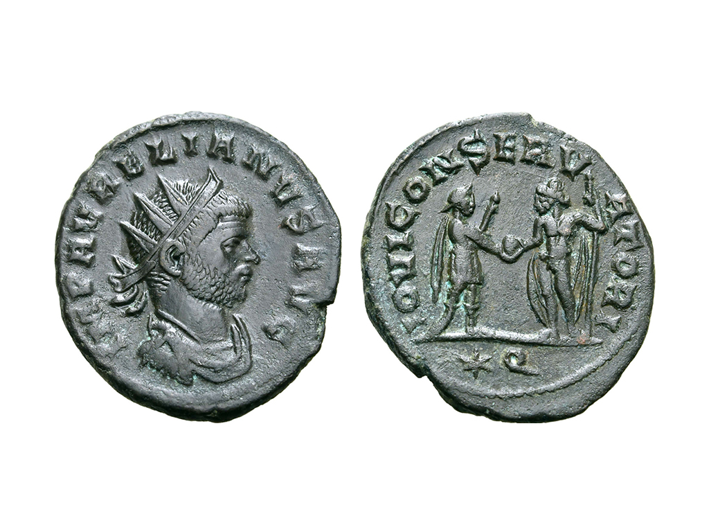 270-275AD Aurelian Bronze Antoninianus – aEF