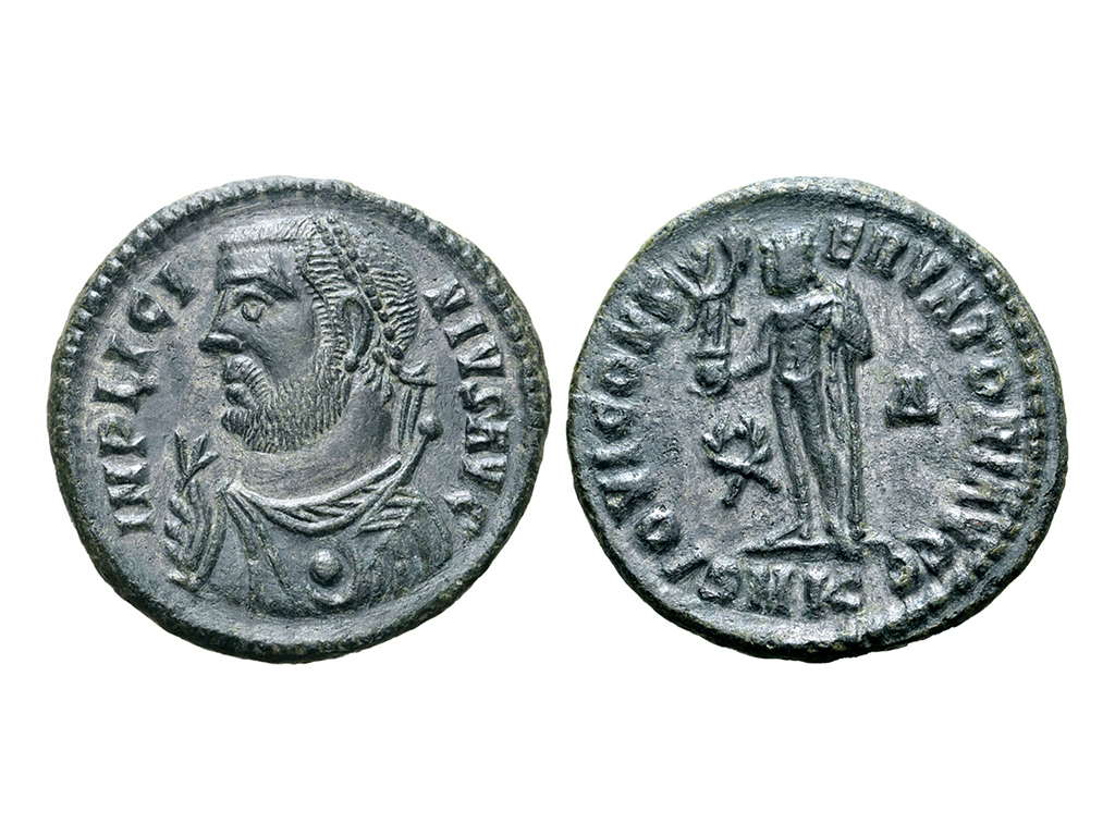 308-324AD Licinius Bronze Follis – EF