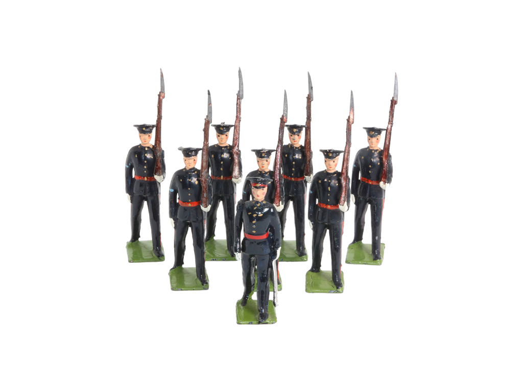 c.1950’s Vintage Britain’s Gloucestershire Regiment Lead Toy Soldiers – (8)