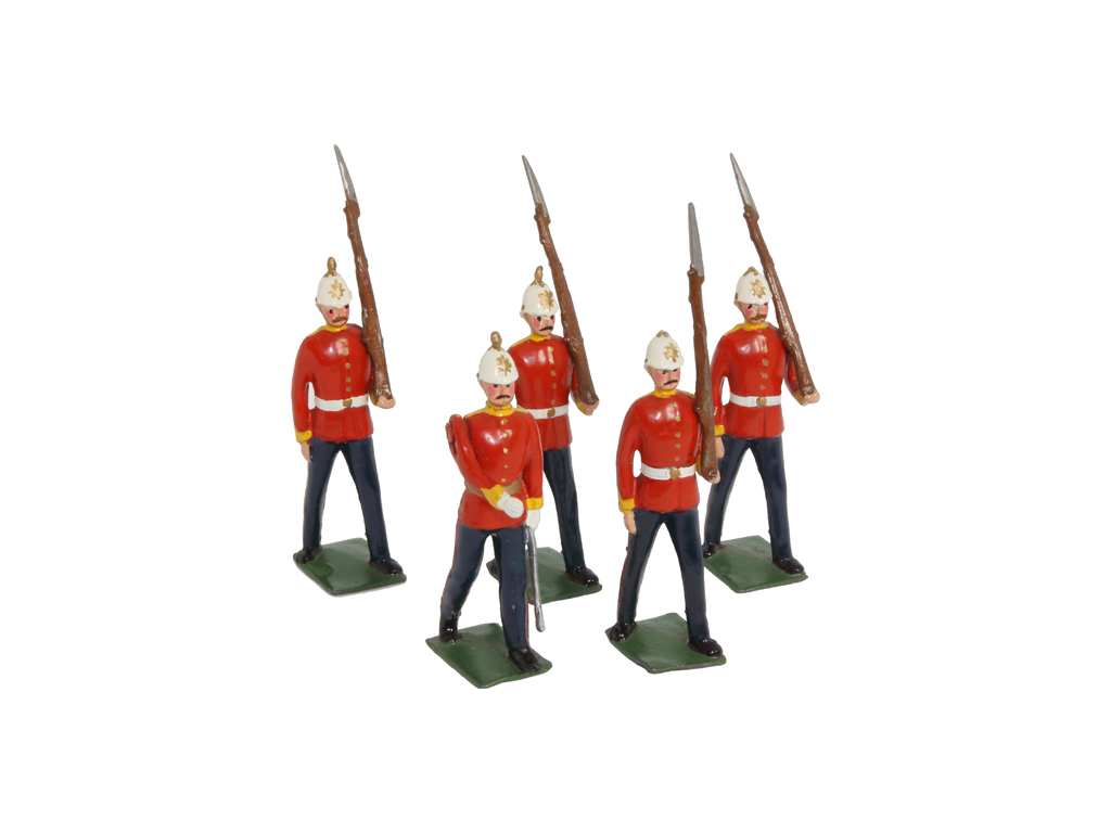 c.1940-50’s W. Britains Military Lead Toy Soldiers – The Royal Sussex Regiment (5)