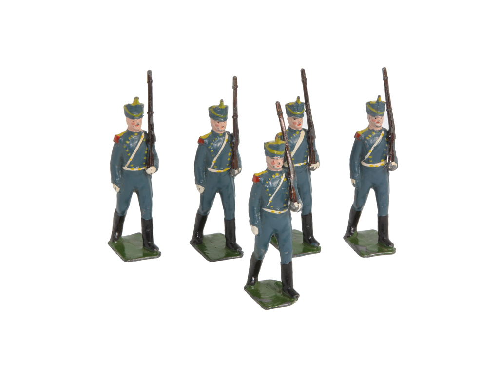 c.1940-50’s W. Britains Military Lead Toy Soldiers – Regiment (5)