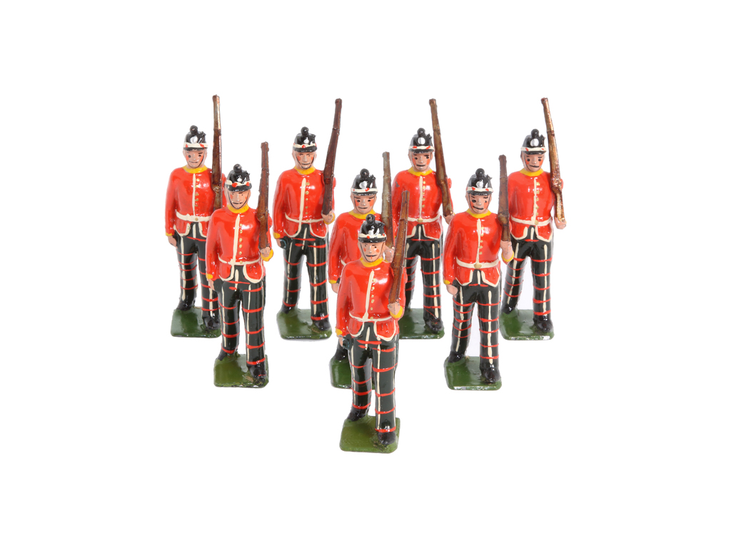 10515 – Vintage W. Britains Military Lead Toy Soldiers – Regiment (8)