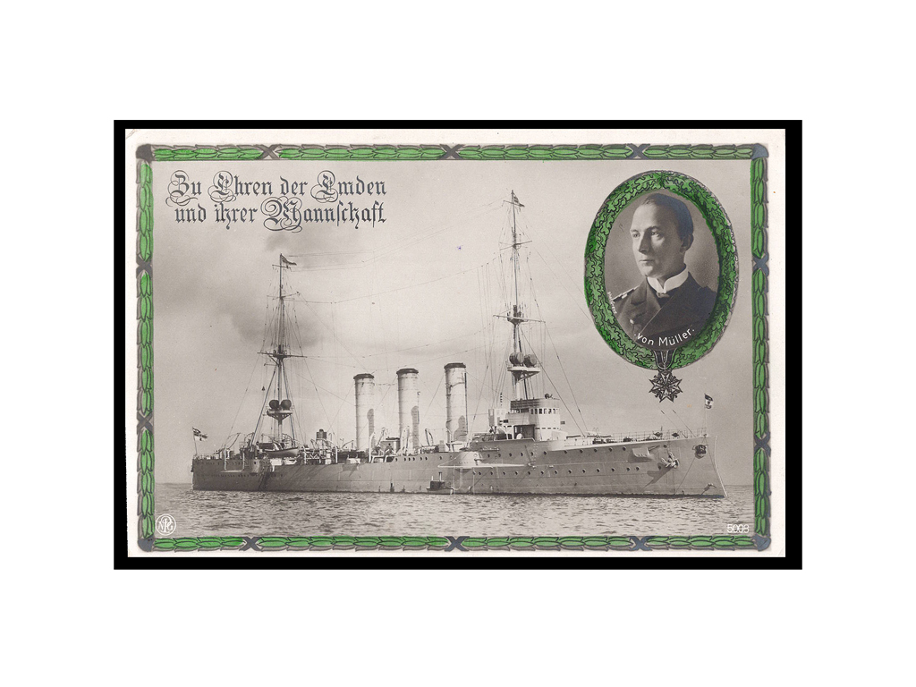 1914-18 Germany S.M.S Emden von Müller Postcard