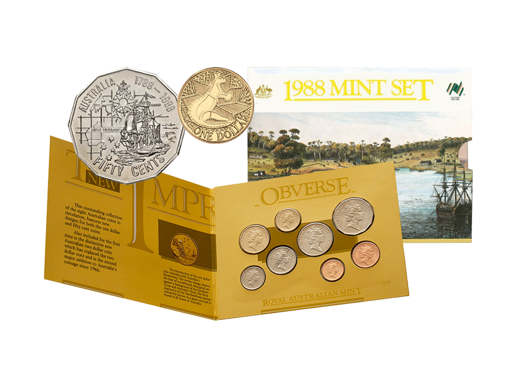 1988 RAM Uncirculated Mint Set