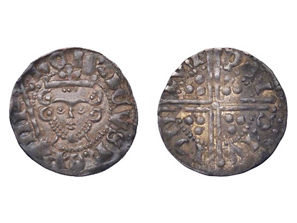 1216-1272 Great Britain Henry III Longcross Penny-  nVF