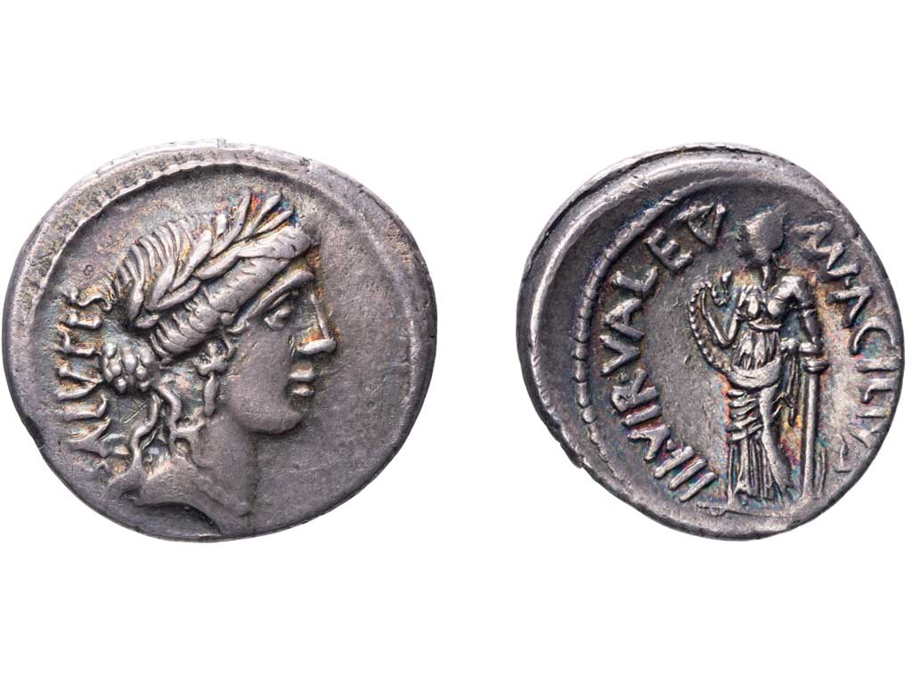 M N Acilius Republic Denarius